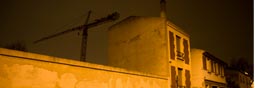 Montreuil, mur lépreux le 17 décembre 2007